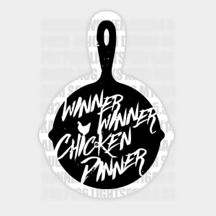 Winner Winner Chicken Dinner Sticker